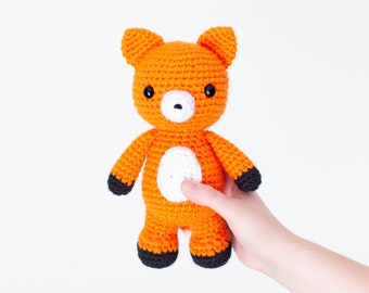 Franklin the Lovely Fox - Crochet Pattern in English - Amigurumi Pattern - Instant PDF Download