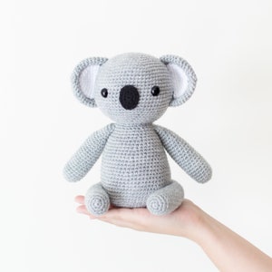 CROCHET PATTERN in English Rocco the Lovely Koala 7.6/19.5 cm. tall Amigurumi Animal Toy Instant PDF Download image 3