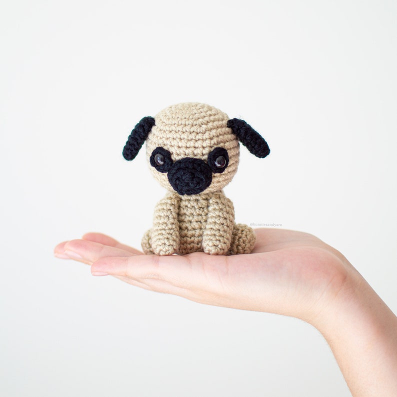 Pug - Baby #38 - CROCHET PATTERN in English and Spanish - Babies Collection - Amigurumi - Instant PDF Download image 4