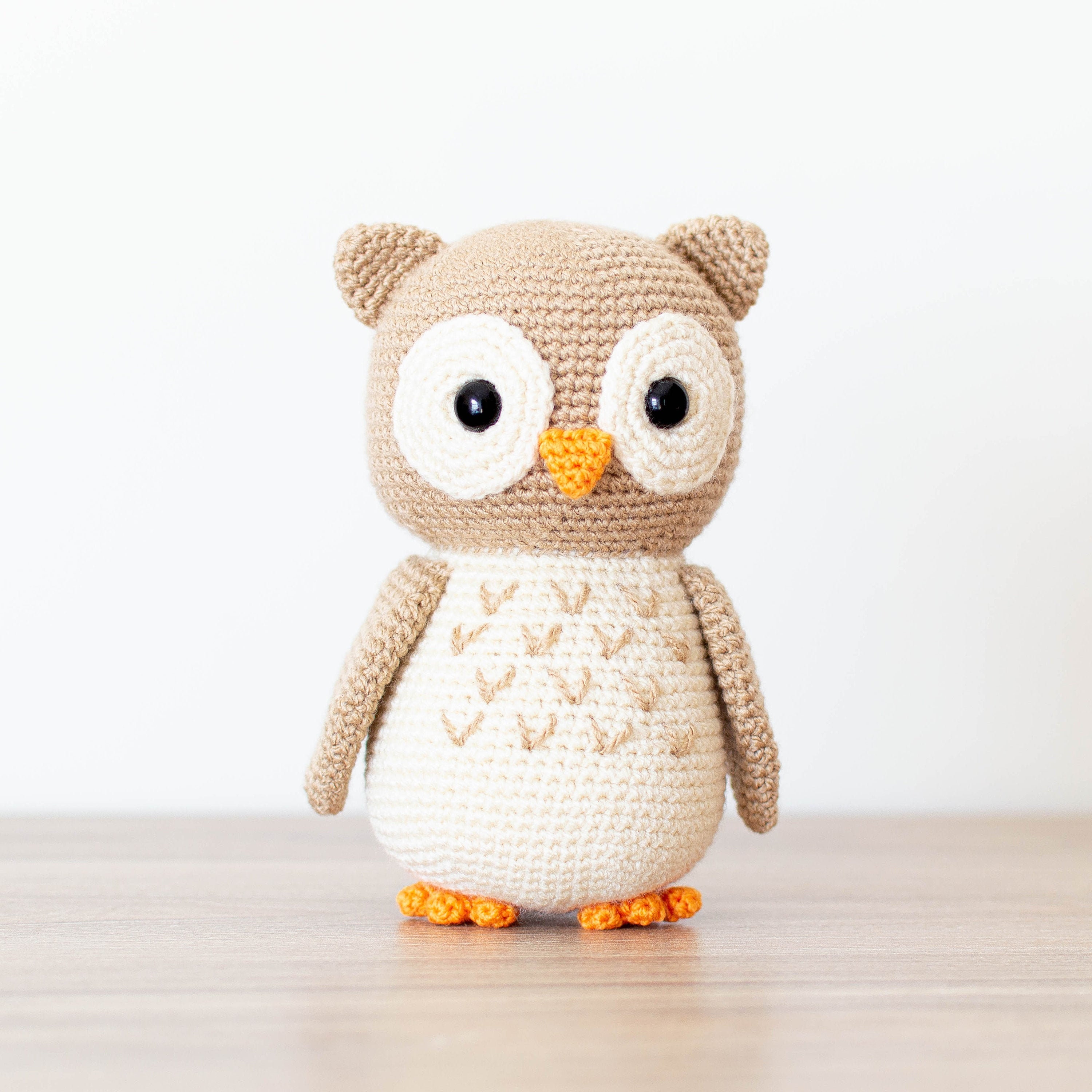 Hand Crochet Funny Owl With Glasses Stuffed Toys Animals Knit Amigurumi  Gift - Shop CrochetByIryska Kids' Toys - Pinkoi