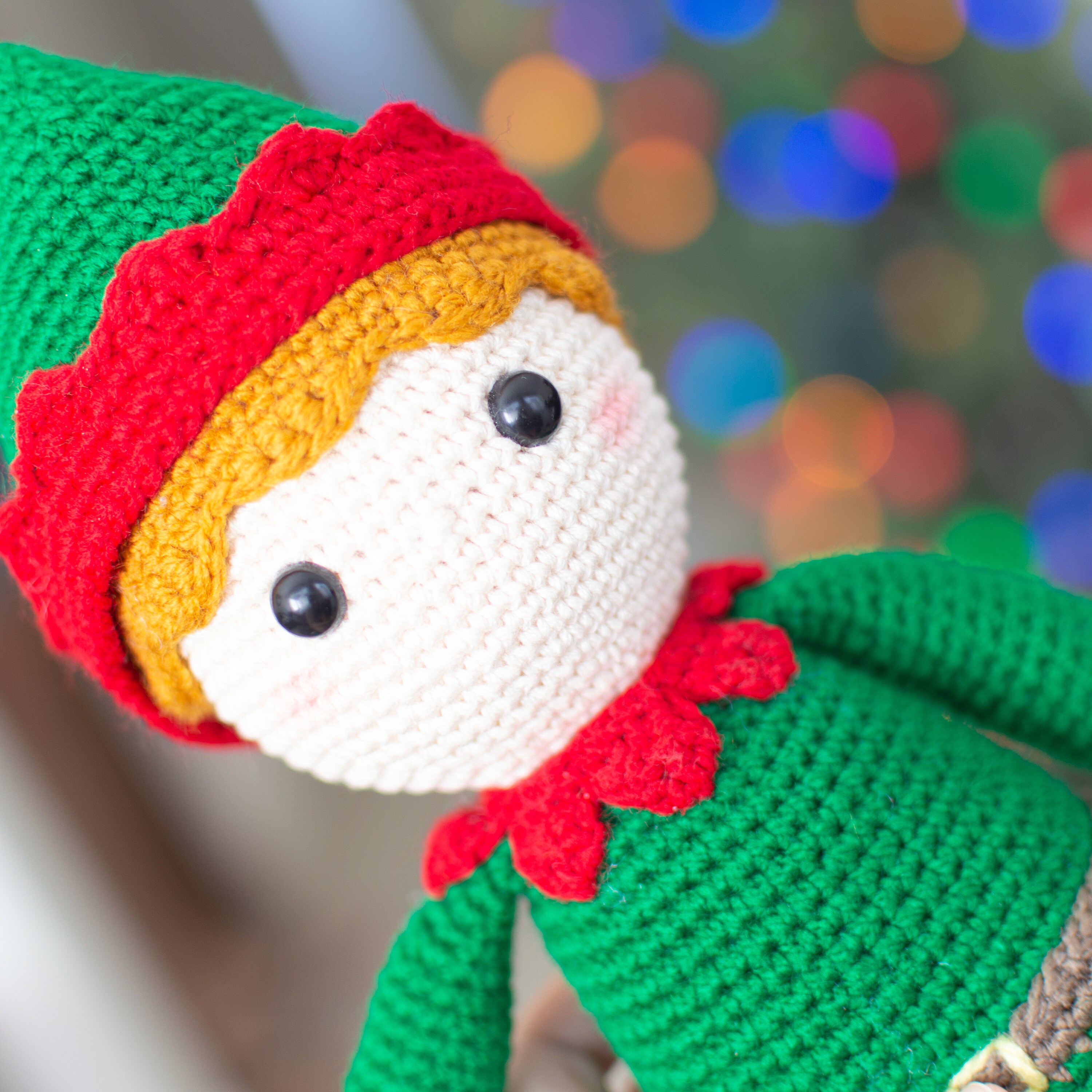 Sammy The Christmas Elf Crochet Pattern In English And Spanish