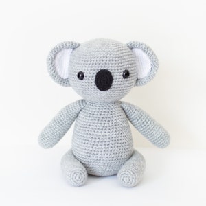 CROCHET PATTERN in English Rocco the Lovely Koala 7.6/19.5 cm. tall Amigurumi Animal Toy Instant PDF Download image 8