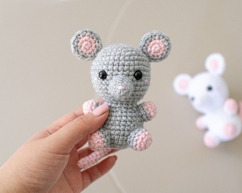 Mouse Baby 37 Digital Crochet Pattern in English Instant PDF Download image 3