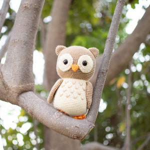 CROCHET PATTERN in English and Spanish Aldric the Lovely Owl Amigurumi Pattern Instant PDF Download image 10