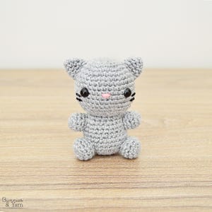 Katt - Baby #12 - Virkmönster för kattungar på engelska - Babykollektion - Amigurumi - Direkt PDF-nedladdning bild 3