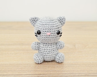 CROCHET PATTERN in English - Cat - Baby #12 - Babies Collection - Amigurumi Toy - Instant PDF Download