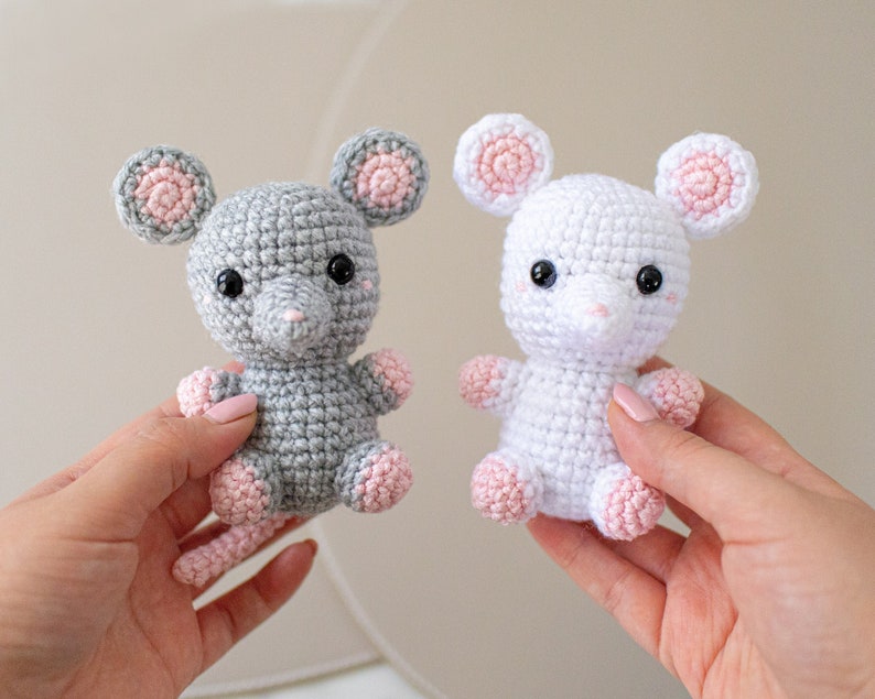 Mouse Baby 37 Digital Crochet Pattern in English Instant PDF Download image 1