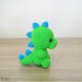 CROCHET PATTERN in English - Dinosaur - Baby #5 - Babies Collection - Amigurumi Toy - Instant PDF Download 