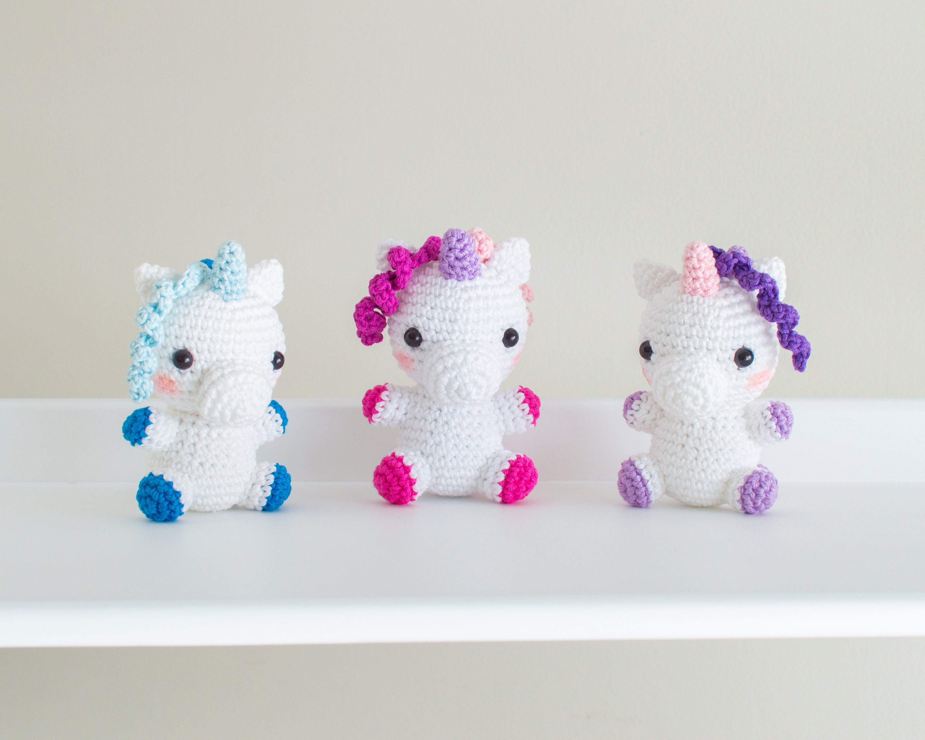 Unicorn Baby 11 Digital Crochet Pattern in English Instant PDF Download Etsy