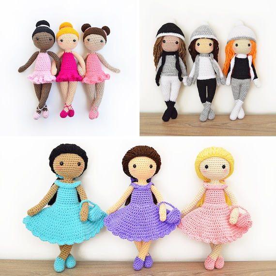 crochet ballerina doll pattern