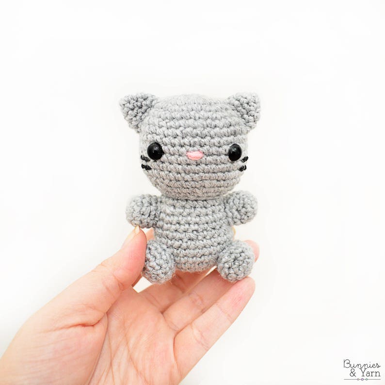 Katt - Baby #12 - Virkmönster för kattungar på engelska - Babykollektion - Amigurumi - Direkt PDF-nedladdning bild 4