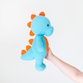 Bruce the Friendly Dinosaur - Crochet Pattern in English and Spanish - 14.5 in.\/37 cm. tall - Amigurumi Pattern- Instant PDF Download