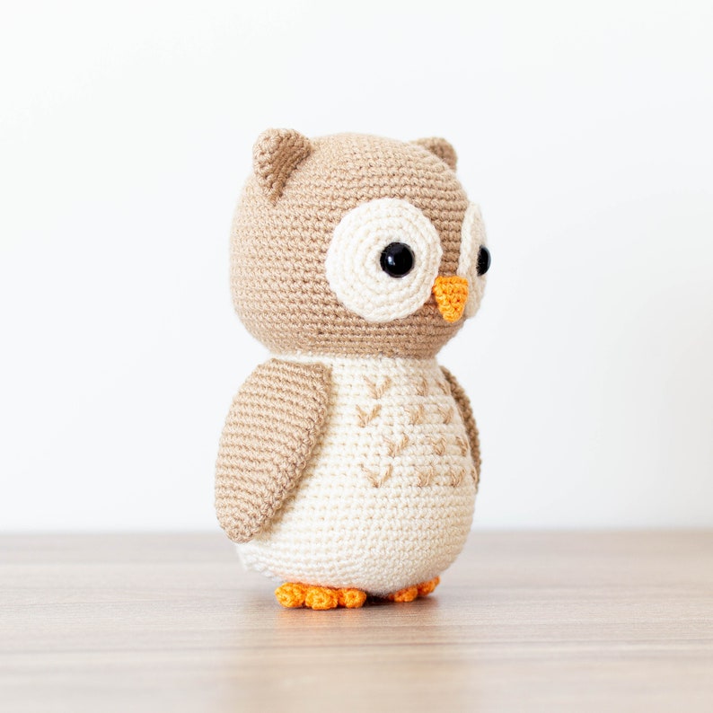 CROCHET PATTERN in English and Spanish Aldric the Lovely Owl Amigurumi Pattern Instant PDF Download image 8