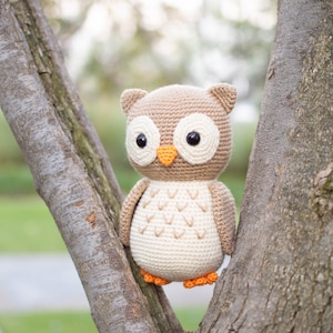 CROCHET PATTERN in English and Spanish Aldric the Lovely Owl Amigurumi Pattern Instant PDF Download image 4