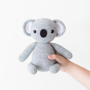 CROCHET PATTERN in English Rocco the Lovely Koala 7.6/19.5 cm. tall Amigurumi Animal Toy Instant PDF Download image 10