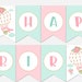 Hot Air Balloon PRINTABLE BIRTHDAY BANNER | Instant Download Birthday ...