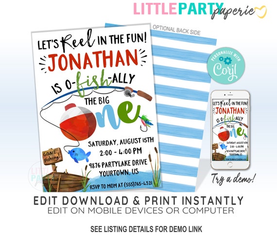 Fish Birthday Invitations & Invitation Templates