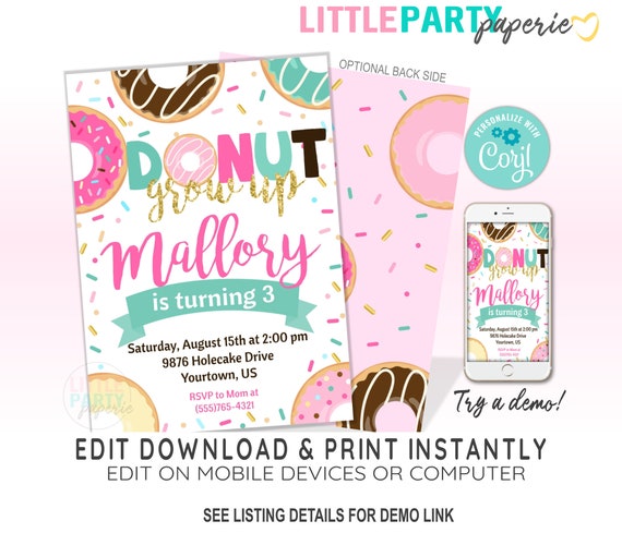free-printable-delicious-donuts-birthday-invitation-templates