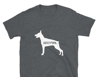 Doberman Shirt | Custom Dog Shirt | Dog Owner Gift | Doberman Gifts | Doberman Mom Shirt | Fur Mom Shirt | Pet Name Shirt | Dog Lover Shirt