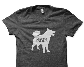 Custom Husky Dog Shirt | Personalized Pet Name Tee