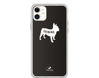 Französische Bulldogge iPhone Hülle | Benutzerdefinierte Hunde Silhouette, Hunde-Liebhaber-Geschenk