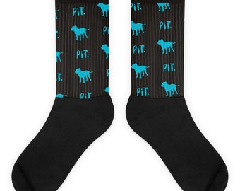 Pitbull Socks | Dog Mom Gift, Bright Colors