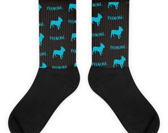 French Bulldog Socks: 'Frenchie' Pattern, Dog Lover Gift