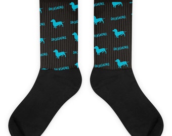 Dachshund Print Socks | Dog Lover Gift