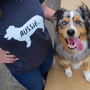 Australian Shepherd Shirt Custom Dog Shirt Dog Owner Gift Australian Shepherd Gifts Australian Shepherd Mom Shirt Dog Lover Shirt image 2