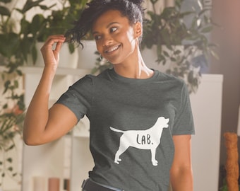 Lab Shirt | Custom Dog Shirt | Dog Owner Gift | Lab Gifts | Lab Mom Shirt | Lab Dad Gifts | Fur Mom Shirt | Pet Name Shirt | Dog Lover Shirt