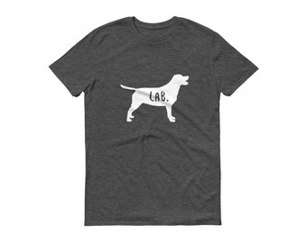 Labrador Silhouette Shirt | Custom Dog Name Tee