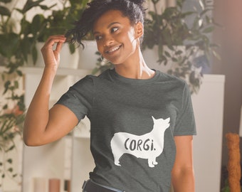 Corgi Shirt | Custom Dog Shirt | Dog Owner Gift | Corgi Gifts | Corgi Mom Shirt | Fur Mom Shirt | Pet Name Shirt | Dog Lover Shirt