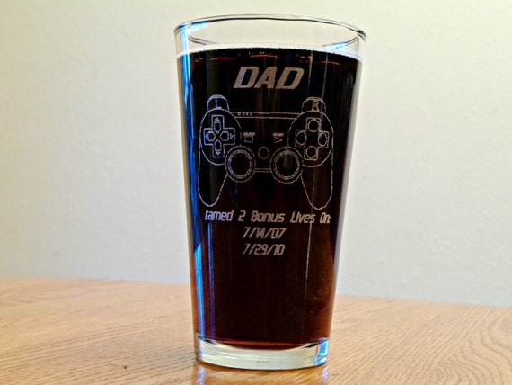 Download Playstation Glass Father S Day Gift Dad Est Gamer Dad Gift Etsy