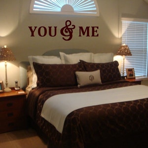 YOU& ME Wall Letters,Wall Décor-Painted Wood Letters image 2