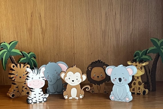 Safari Bookends - Etsy Lion Bookends Nursery Kids Room Safari Jungle Animal Decor Figurine Set Vintage main image 1
