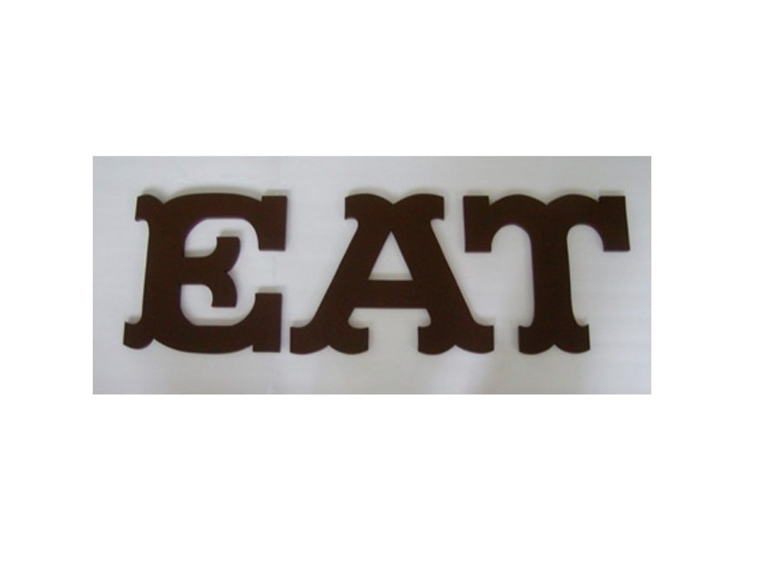 EAT, Wooden Letters 12