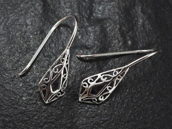Minimalist 925 Sterling Silver Tiny Hook Earrings Cartilage Wrap Earring for Women Teen Girls