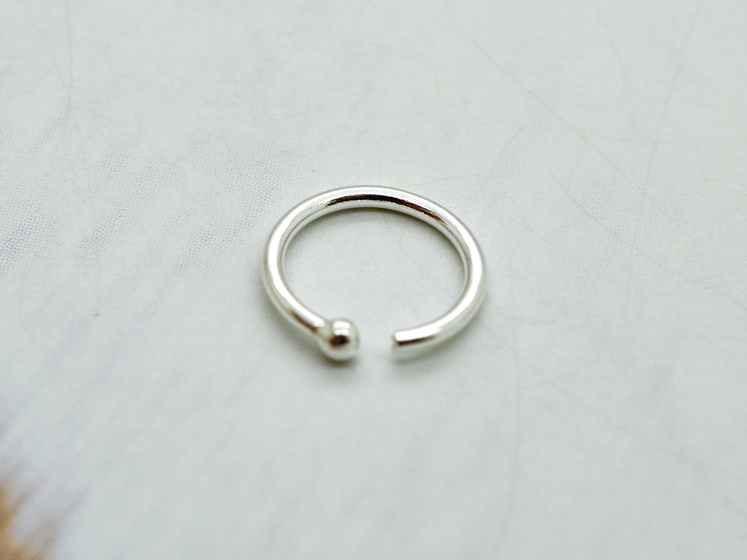 20 Gauge 6mm Ball Hoop Piercing Endless Hoop Earring Helix Etsy