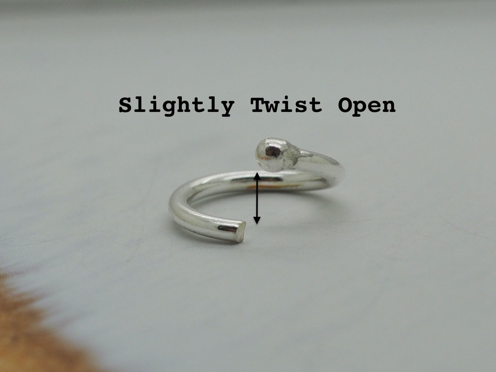 20 Gauge 6mm Ball Hoop Piercing Endless Hoop Earring Helix Etsy