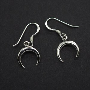 Moon Earrings, Crescent Earrings, Celestial Earrings, Drop Dangle Dangling Hook Earrings, Women Teen Girls