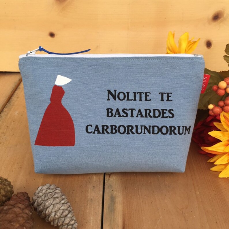 NOLITE TE BASTARDES CARBORUNDORUM Handmaid/'s STOFFTASCHE EINKAUFSTASCHE The Tale