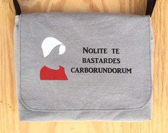 Handmaid's Tale 'Nolite Te Bastardes Carborundorum' messenger bag/purse