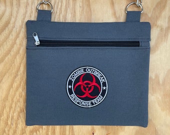 Zombie Outbreak Response Team Zipper Purse | Shoulder Bag | Small Crossbody Bag