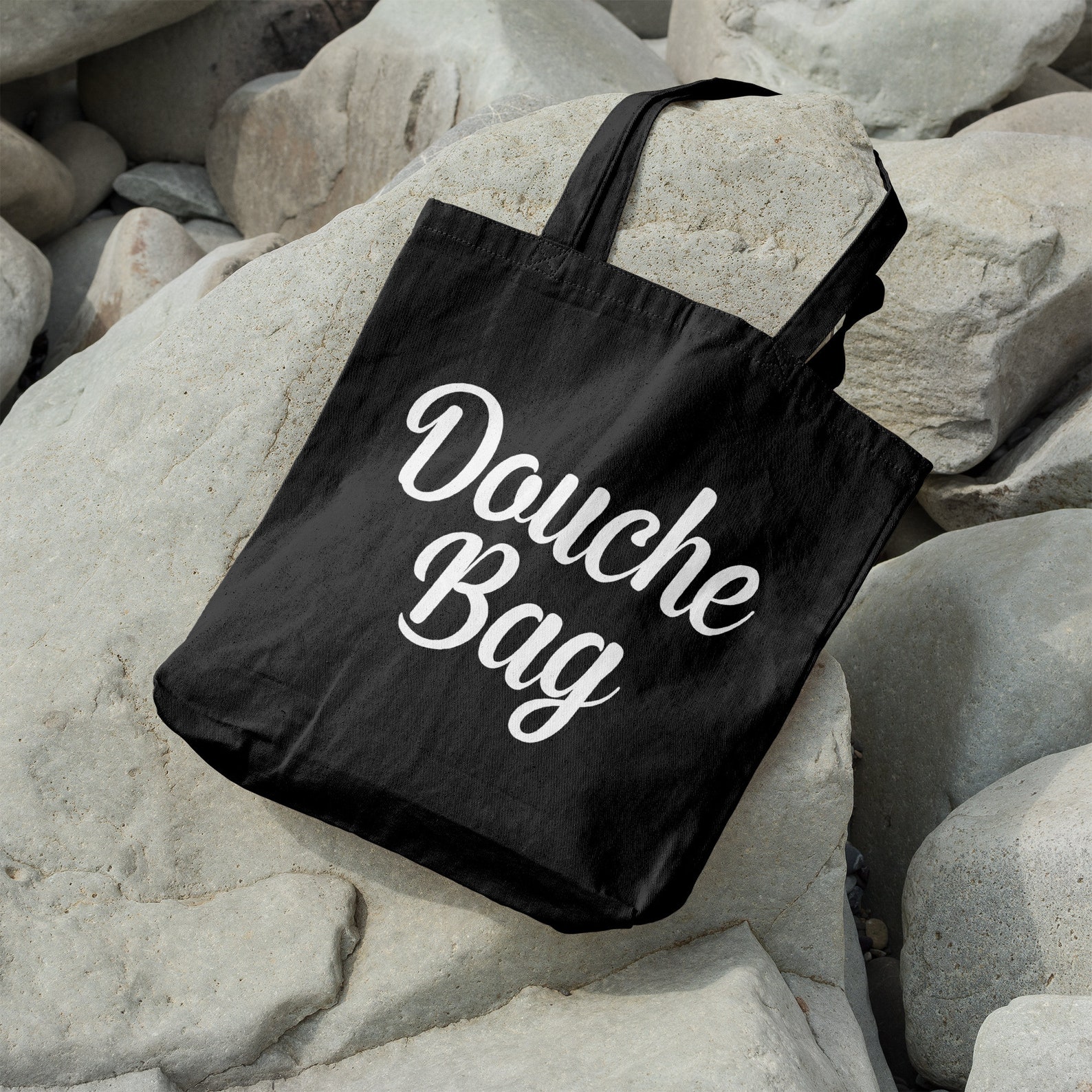 Douche bag Organic cotton tote bag Etsy