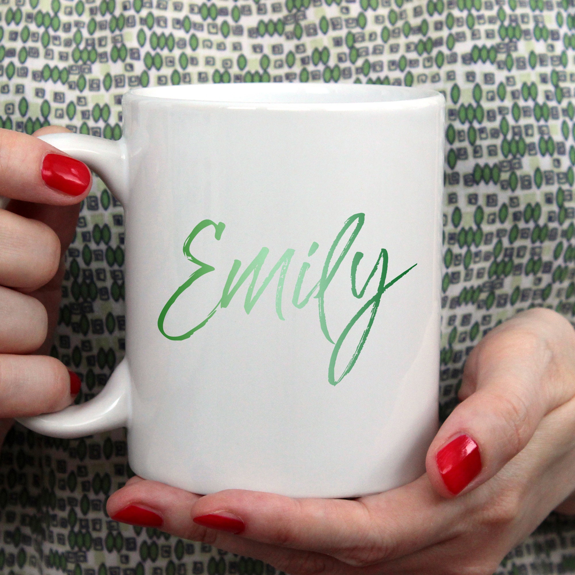 Personalised name Ceramic mug Etsy