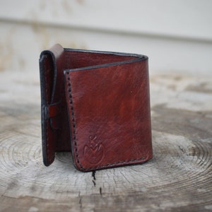 Walter Mitty Wallet, Custom Leather Tri-fold Wallet, Personalize Front and Inside Father's Day and Grad Gift image 6