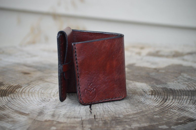 Walter Mitty Wallet, Custom Leather Tri-fold Wallet, Personalize Front and Inside Father's Day and Grad Gift image 6