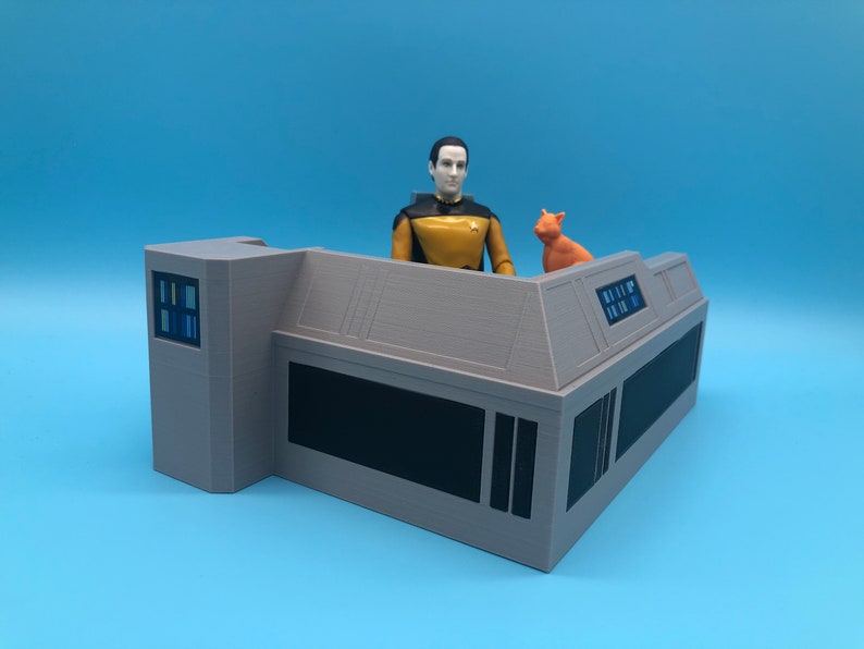 Star Trek TNG DATA'S Quarters Showcase Display Set Spot Etsy