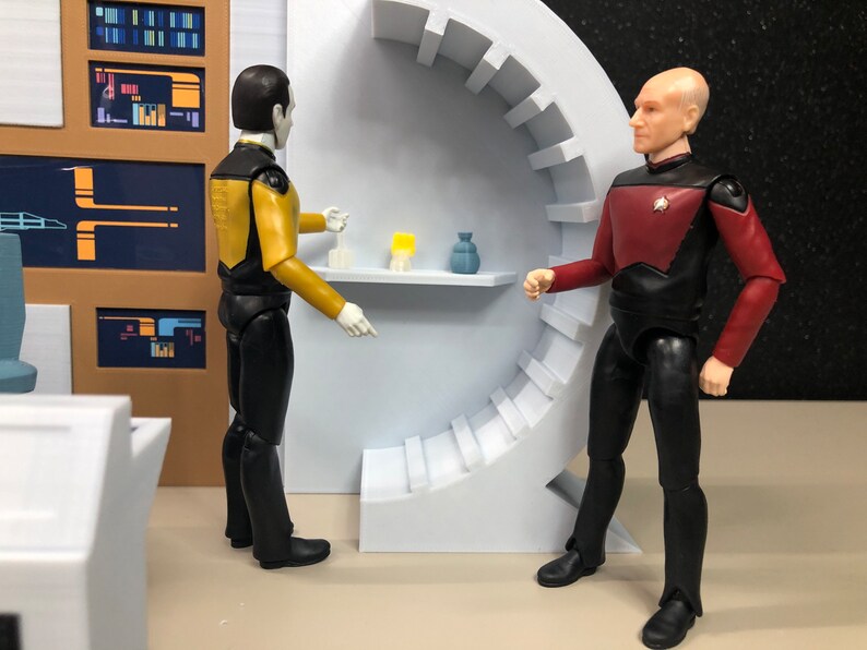 Star Trek TNG DATA'S Quarters Spot Cat Included Limited Etsy