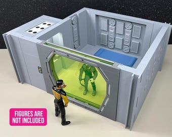 Star Trek TNG Brig Playset: Enterprise D, Custom Modular 3D Model